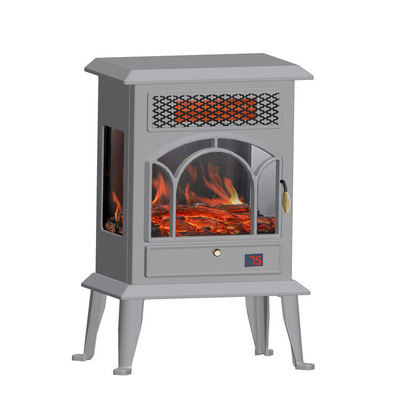 Master Flame Electric Fireplace Indoor Freestanding Mantel Heater 1500W