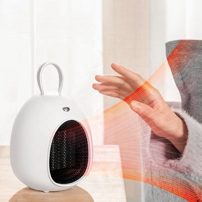 Portable Desktop Fan Heater 500W PTC Ceramic Standing Mini Room Electric Heater