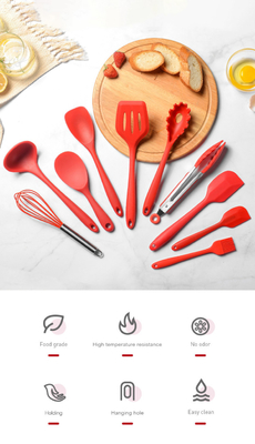 Food Grade Silicone Kitchen Utensils Set Nonstick Gadgets 12pcs