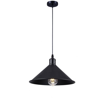 Industrial bar dining room kitchen home chandelier pendant light e27 black metal shade modern nordic pendant lamp