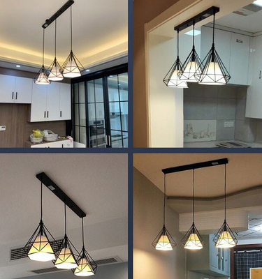 Nordic Three Head Restaurant Chandelier Modern Simple Creative Macaron Bar Table Lamp Chandelier