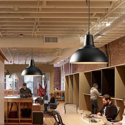 Vintage Modern Ceiling Chandelier Bar Kitchen Black Industrial Pendant Light