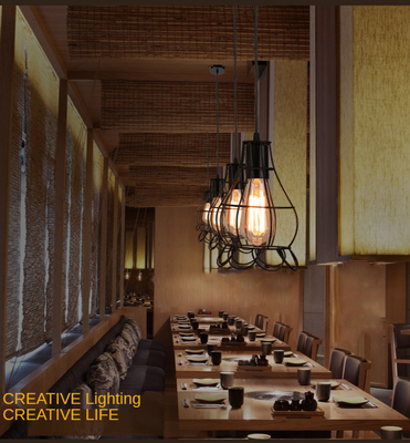 Iron Modern Farmhouse Pendant Light Kitchen Industrial Metal Chandelier