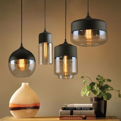 glass chandelier modern Restaurant cafe Hotel Chandeliers Pendant Lights