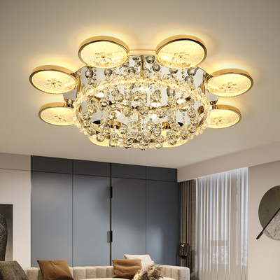 Mid Century Modern Crystal Led Lighting Lamp Ceiling Color Acrylic Crystal Pendant