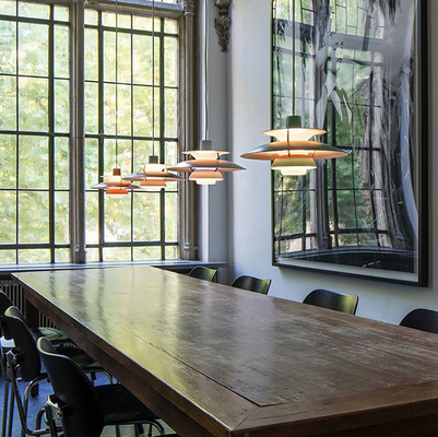 Nordic Metal dining room chandelier Denmark creative modern bedroom LED chandelier