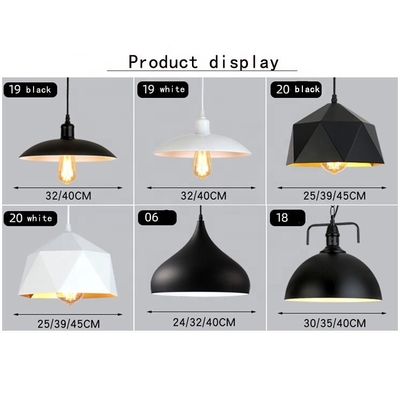 Custom Hotel Project Simple Modern Light Led Black Iron Drop Light Indoor Chandelier