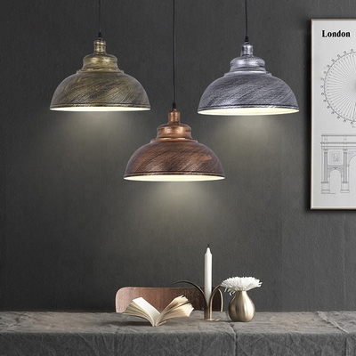 Retro Customized Color Industrial Chandelier Attic Pendant Hanging Lamp E27 For Home Kitchen Bar Lighting Decor