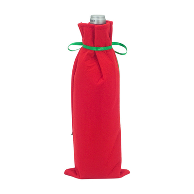 Popular Felt Christmas Single Bottle Carrier Bag Wine Cover Decoration