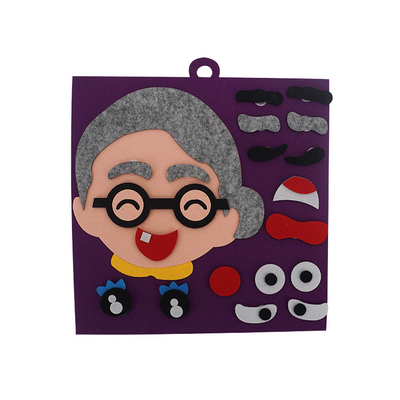 Ecofriendly 100 Handmade Foldable  Multi Color Felt Child Kids Educational Board Toy