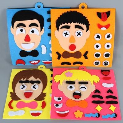 Ecofriendly 100 Handmade Foldable  Multi Color Felt Child Kids Educational Board Toy