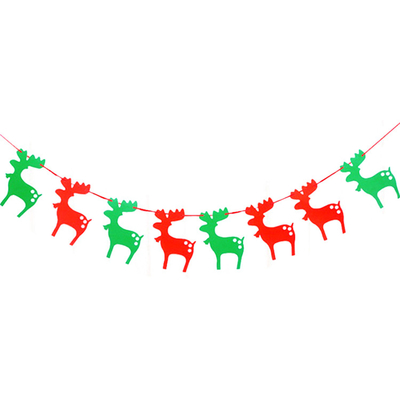 2mm Thickness Felt Banner For Christmas Party Decoration