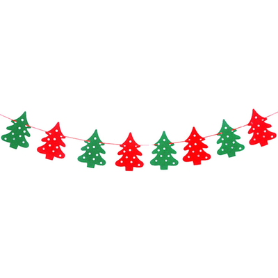 2mm Thickness Felt Banner For Christmas Party Decoration
