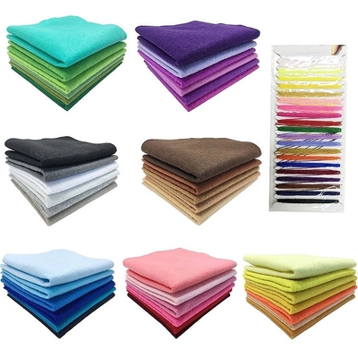 Color Non Woven Polyester Felt Fabric Roll 10 - 200gsm