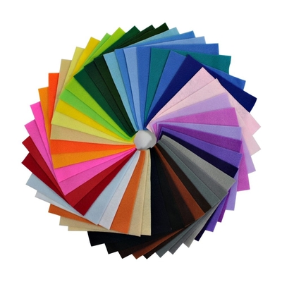 Custom Thickness Assorted Color Felt Fabric Sheets For Patchwork Sewing DIY Craft