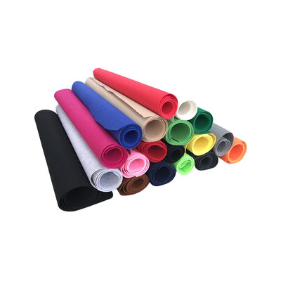 100% Polyester Felt Fabric Roll/ Felt Paper Needle Punched Multi Color