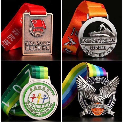 Track Field Metal Commemorative Medals Marathon Gold Silver Bronze Event Medals