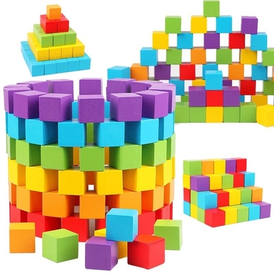 Hot-selling Well-designed Cube Board Game Wooden Block Wood Crafts Block For Children