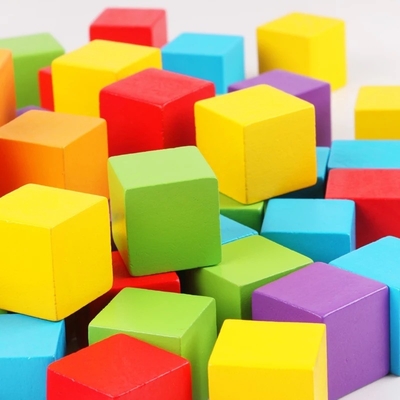 Hot-selling Well-designed Cube Board Game Wooden Block Wood Crafts Block For Children