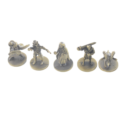 In Stock Bronze Plated Zinc Alloy Metal Statues Metal Figurines For Board Game