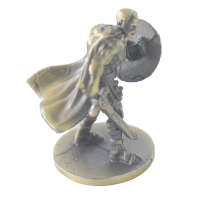 In Stock Bronze Plated Zinc Alloy Metal Statues Metal Figurines For Board Game