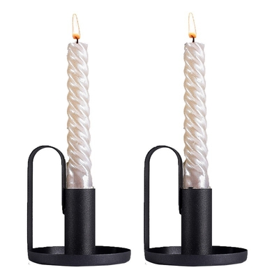 Wholesale Metallic Candle Holder Simple Luxury Candle Light Stand Exquisite Shape Wedding Candlesticks