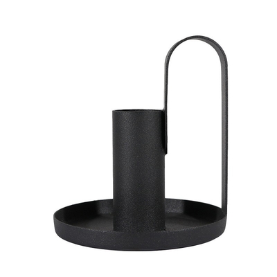 Wholesale Metallic Candle Holder Simple Luxury Candle Light Stand Exquisite Shape Wedding Candlesticks