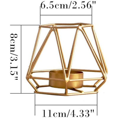 Modern Trend Of Hollow Candle Holders For Tea Light Holders Geometric Candle Holder