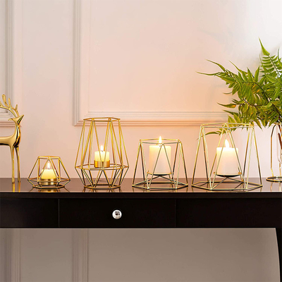 Modern Trend Of Hollow Candle Holders For Tea Light Holders Geometric Candle Holder
