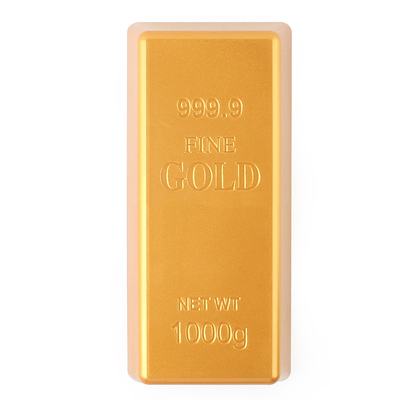 Fine Paper Weight Game Fancy Party Table Decor Plastic Gold Bullion Bar For Kids Toy Gift