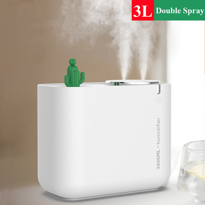 3000ML Dual Spray Ultrasonic Atomizer Large Capacity Home Office Air Humidifier Cool Mist Maker
