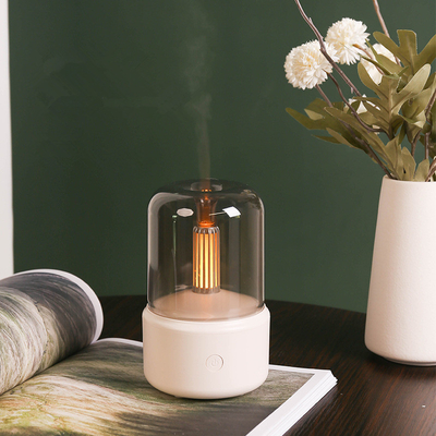 Home Office Use Candle Light Intelligent Humidifier  2022 Creative Gifts Simulation Candle Light Aroma Diffuser