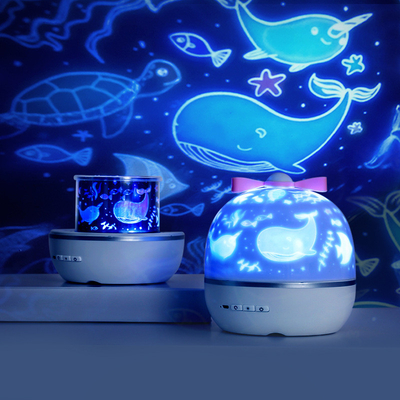 Bedside Romantic Atmosphere Night Light Birthday Gifts Upgrade Stereoscopic Vision Mini Dream Wish Box Projector Lamp