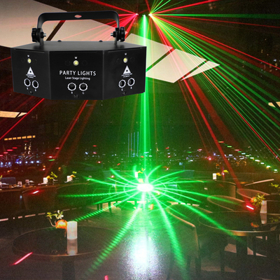 2022 New 9 Eyes  KTV Bars Stage Party Light Sound Activated Home Projection Cool Dazzling DMX DJ Disco Dance Laser Strob