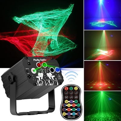 New Upgrade Nebula Effect Strobe Laser Light Portable Disco DJ Party Northern Lights for Indoor Outdoor Birthday Show Ho