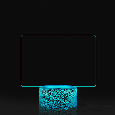 Creative Gifts Girl Bedroom Sleeping Lamp Cute Soft Light Desk Lamp 3D Night Light Message Board