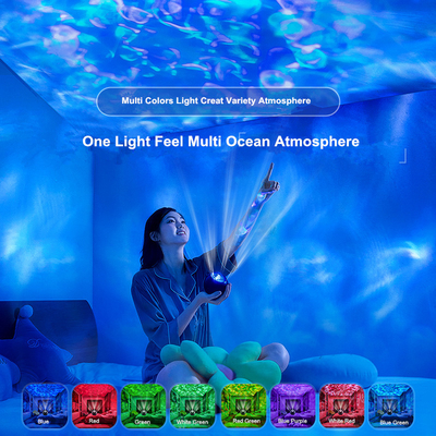 Remote Control Ocean Wave Atmosphere Room Projector Light For Kids Adults Game Center Car