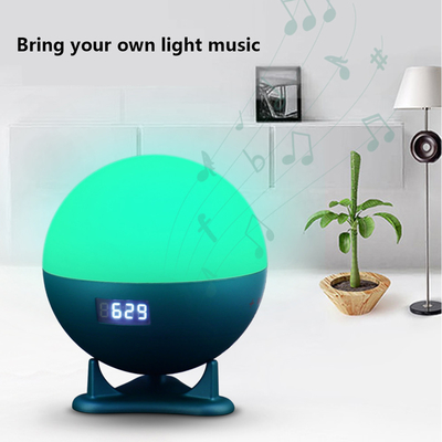 Tuya Wifi Smart Night Light For Mom and Baby Bedside White Noise Music Aid Sleep Wake Up Light Alarm Clock