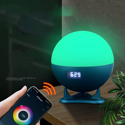 Smart Tuya Wake Up Light Alarm Clock Touch Sense 16 Colors Multi Functional Night Light With Sleep Aid Music For Bedroom