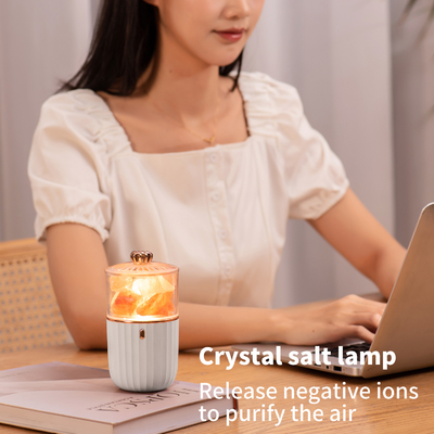 Newest Nature Crystal Salt Rock Aromatherapy Lamp  7 Color Atmosphere Night Light For Bedroom Office Car Air Purify