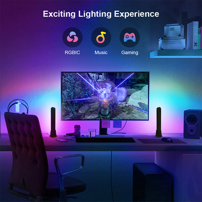 Smart Home Light Computer Background RGB Symphony Desktop Atmosphere Gaming Pickup Light WIFI BT Music Sensor Light Bar