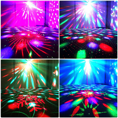 Party Disco Ball Light DJ Disco Mini Stage Lights Sound Activated Remote Control for Party Club Bar KTV Holiday Dance Ho