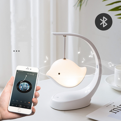 Creative 2 in 1 Cute Hanging Bird Night light Wireless Speaker Colorful Atmosphere Light Sleeping Night Light  Home Deco