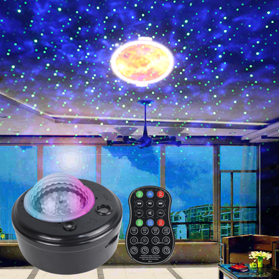 Creative Starry Music Projector Vivid Ten Planetary Projection Lamp Wireless Speaker support TF card For Kids Holiday Gi