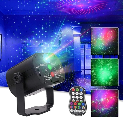 Party Disco Lights DJ Lights LED Sound Activated Remote Control RGB LED Stage Laser Light for Parties Holiday Decoration