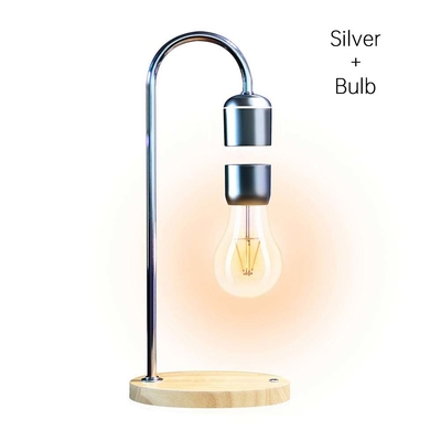 Magnetic Levitating Floating Wireless LED Light Bulb with Wireless Charger for Desk Lamp Home Room Office Decor Unique G
