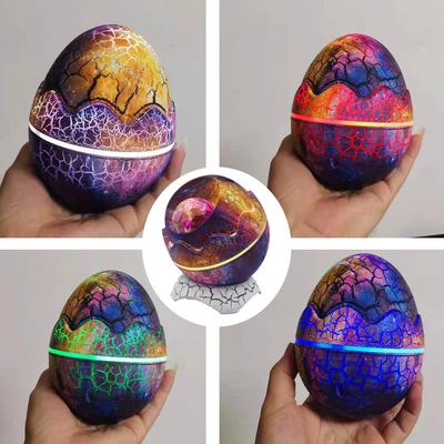 Creative Dinosaur Egg LED Star Galaxy Projector Night Light Ocean Wave Star Light Projector Speaker Lamp For Kids Adults