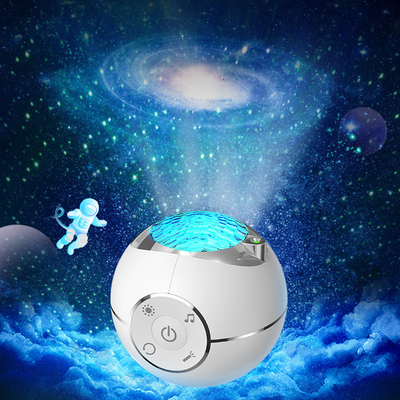 New 2 in 1 Planet Galaxy Projection Lamp Rotating Music Projector with 14 Lighting Modes and Built-in Music For Party Ho