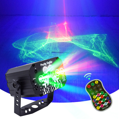 LED Sound Activated Laser Light RGB Flash Strobe Projector Dream Aurora DJ Disco Stage Party Lights for Christmas Dance