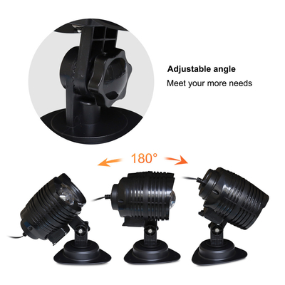 2021 New Telescope Dual Ocean Wave Projector Lamp Night Light Snowflake Christmas Halloween Projection Lawn Lamp Holiday